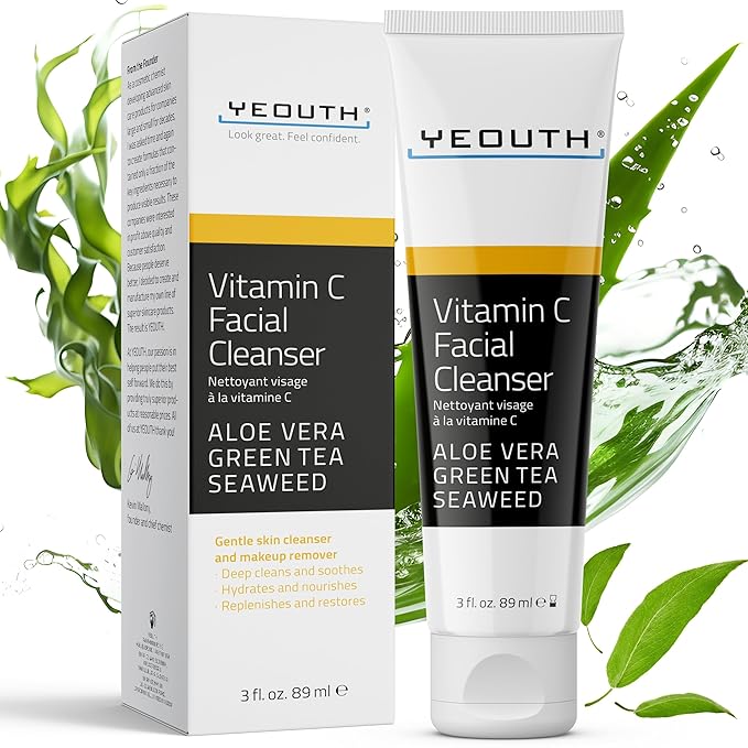 YEOUTH Vitamin C Cleanser for Face Wash 3 fl oz