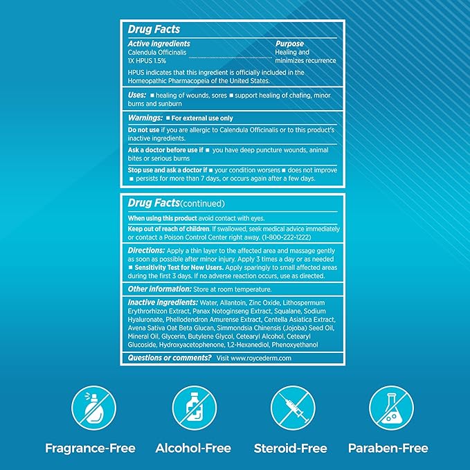 Bed and Pressure Sore Treatment Cream: Fast Healing Cream for Chafed Skin and Pressure Ulcers on Legs & Buttocks - Pressure Sore Relief for Bedridden, Elderly and Amputees - with Calendula - 3.5OZ