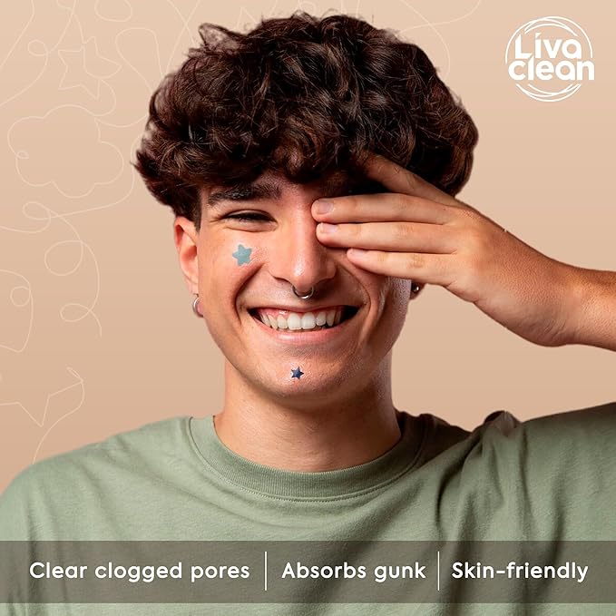 LivaClean 240 CT Neutrals Pimple Patches for Face w/Salicylic Acid & Tea Tree, Hydrocolloid Acne Patches Cute Star Pimple Patch for Healing, Cute Face Stickers, Zit Patch