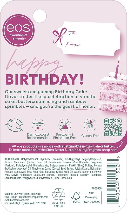 eos 24H Moisture Super Balm- Birthday