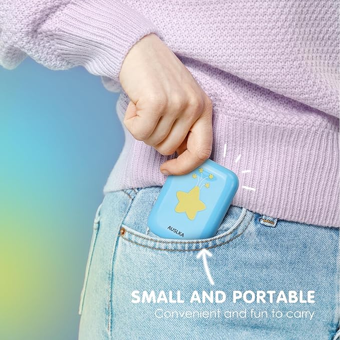 AUSLKA Star Pimple Patches - 150 Count - Hydrocolloid Pimple Patches,Cute Star Shape, Blue Colors,Spot Stickers For Face And Skin,Temporary Mirror