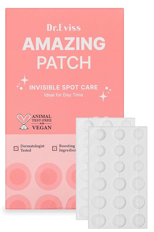 Amazing Patch - Korean Skin-tech Pimple Patch Invisible Spot Cover, Acne Patches for Face, Zit and Blemish Spot - 36ea