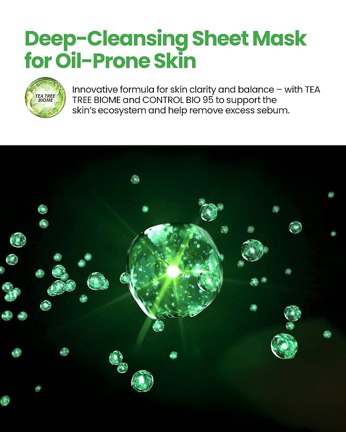 Trouble Patch Mask | Korean Face Mask – Hydrating & Acne Face Mask for Blemish-Prone Skin, Calming Skincare & Oil Control Sheets (20ml x 4)