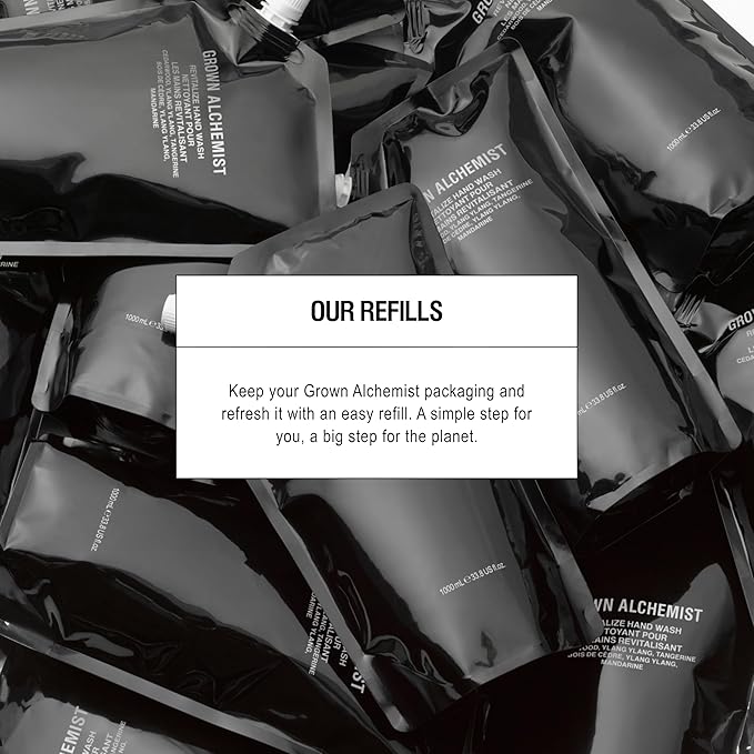 Grown Alchemist Revitalize Hand Wash Set (500ml) + Refill (1L)