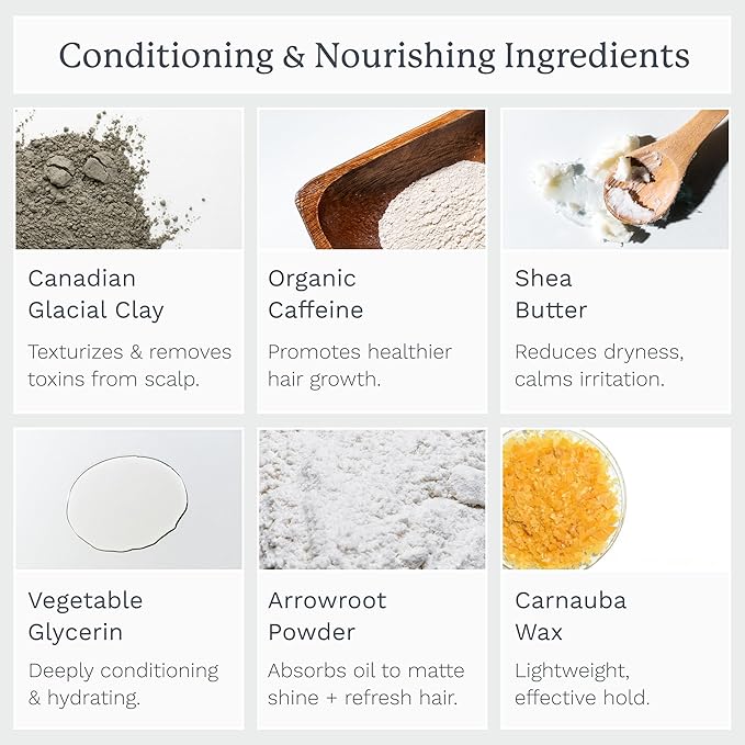 Highland Glacial Cream - Versatile hair styling cream that smooths, de-frizzes, texturizes & boosts curls. Natural, plant-derived, & made for all hair types. (2.5 oz)