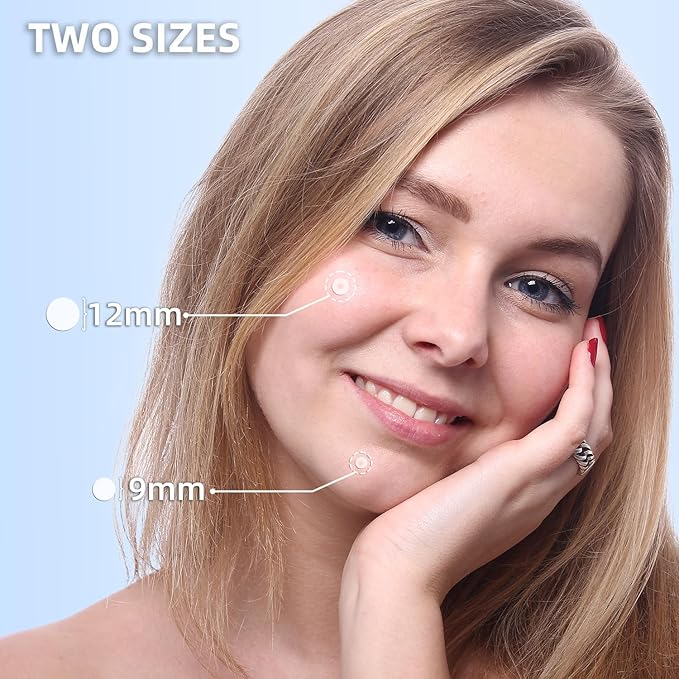 288 Counts Pimple Patches for Face, Hydrocolloid Acne Patches for Covering Zits and Blemishes, 2 Sizes of Ultra-Thin Spot Patch for All Skin Types