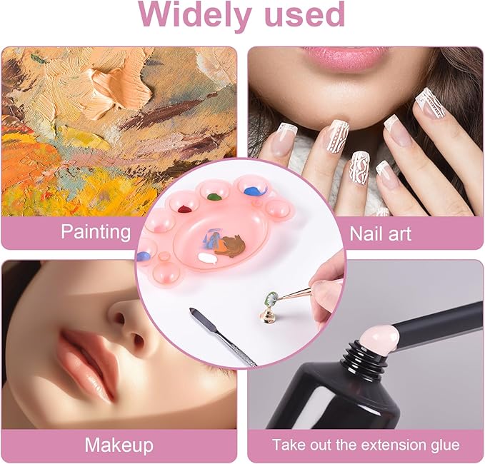 5Pcs ABS Makep Palette Nail Painting Palette