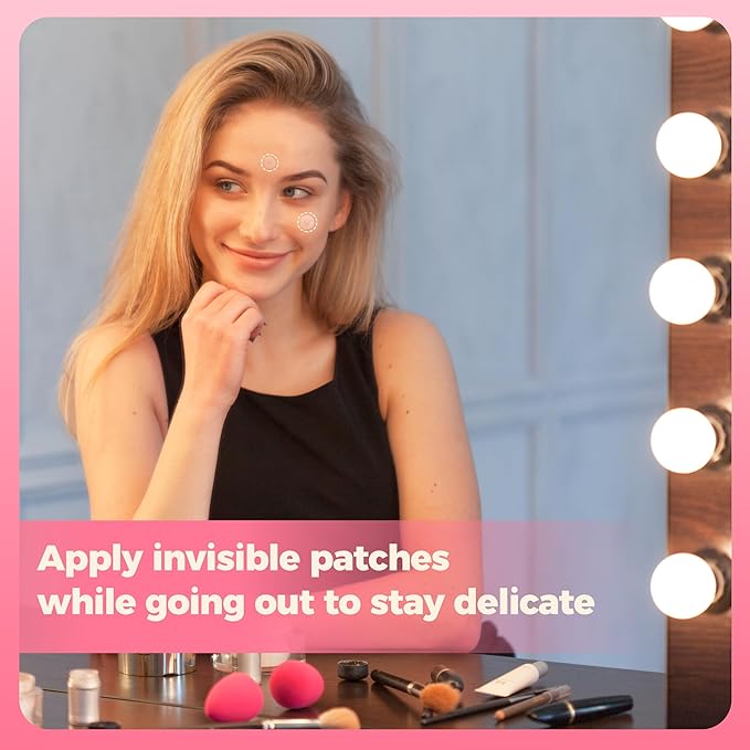 Rudraksh Pimple Patches for Face, 288 Counts, Hydrocolloid Pimple Patches, Invisible Patches for Face, Not Tested On Animals, 2 Multiple Sizes, Round Shape (288 Counts (2 Sizes))