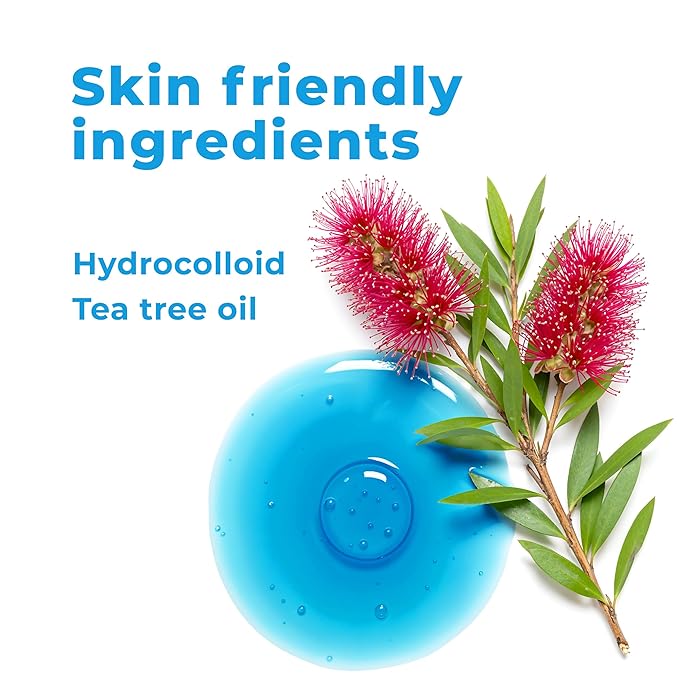 Pimple Patches for Face (500 Patches), Hydrocolloid Acne Patches with Tea Tree Oil, Pimple Patch Pimple Stickers - Hydrocolloid Patch Acne Dots - Acne Pimple Patches For Face - Zit Patches