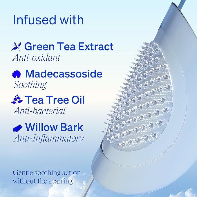 RIGHT AWAY Microtip Hydrocolloid Acne Pimple Patch for Early Stage Zits and Hidden Blemish (8 Patches) Microdart Patch