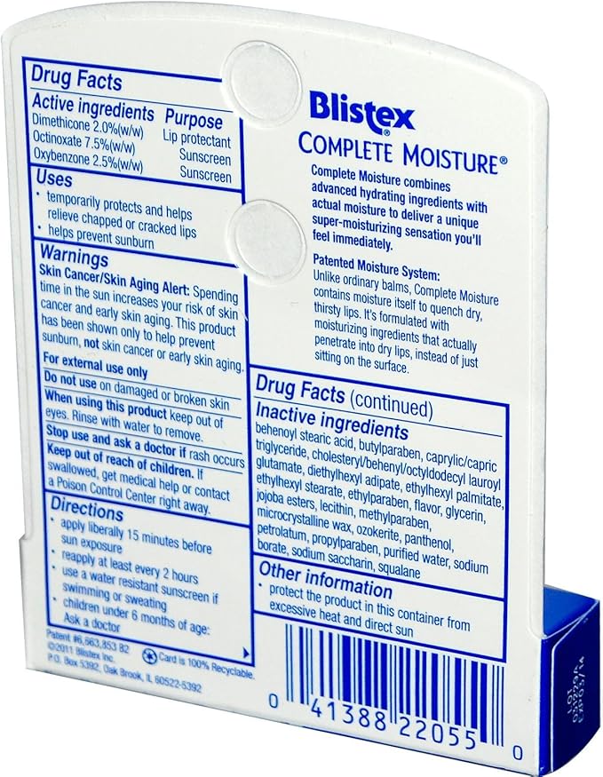 Blistex Complete Complete Moisture SPF 15 oz