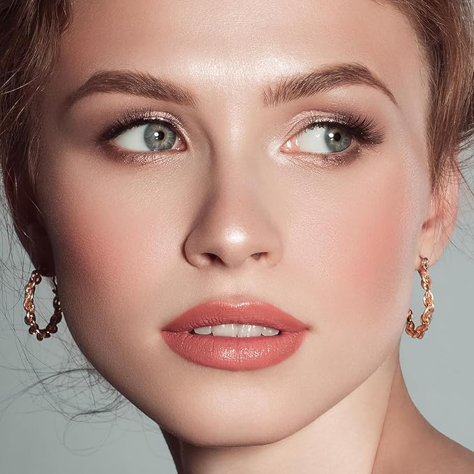 Gradient Matte Blush Palette, Blendable Blush Powder for Glowing Finish