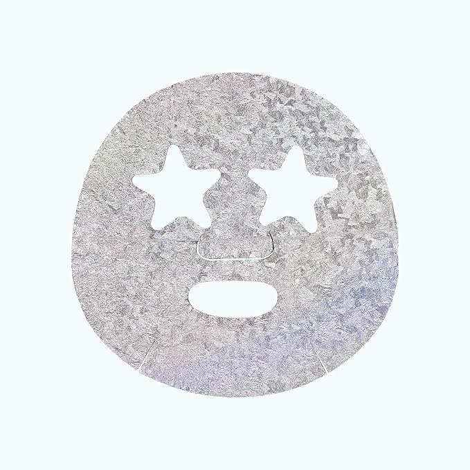 Bliss Skincare Sheet Masks - Vitamin C, Sensitive Skin, Detoxifying, Hyaluronic Acid, Collagen - Biodegradable - 5pk (Detoxifier Holographic Masks)