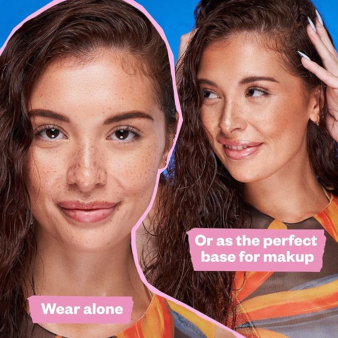 Kosas DreamBeam Mineral Sunscreen SPF 40 - Smooth Liquid Sun Protection for Face - Lightweight Makeup Base with Hyaluronic Acid, Ceramides & Peptides - Subtle Radiant Finish, 40 ml