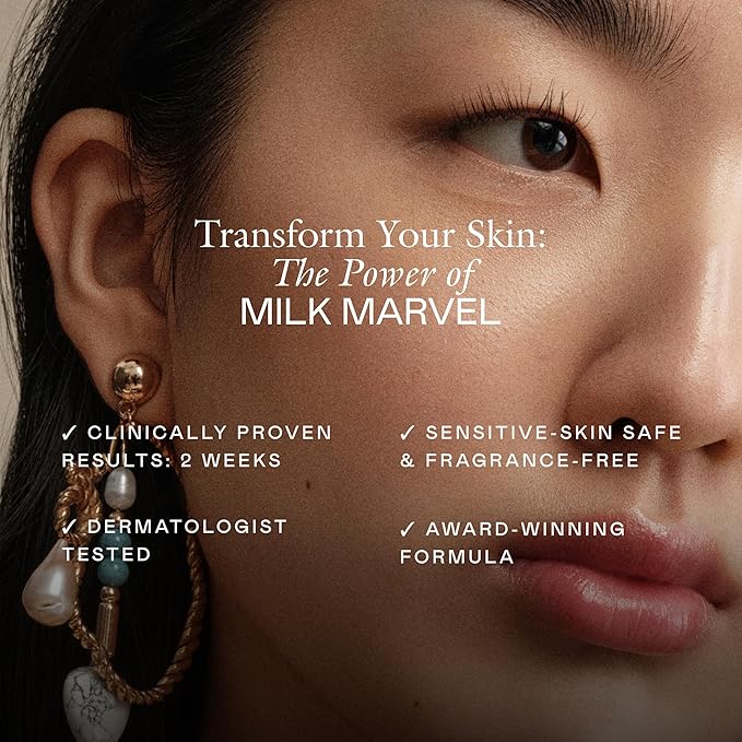 EADEM Milk Marvel Dark Spot Serum, Vitamin C Face Serum Infused with Niacinamide, Dark Spot Remover for Face & Body, Dark Spot Corrector for Skin Care, 1 oz