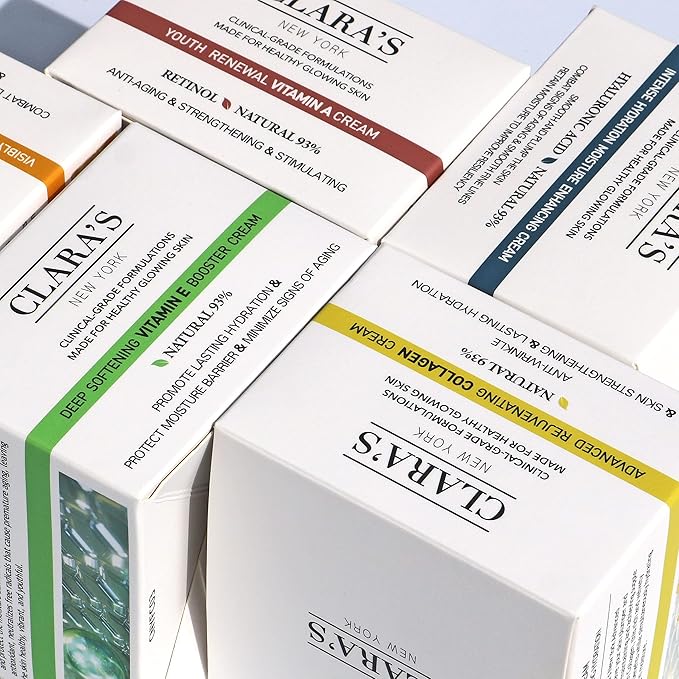 CLARA'S NEW YORK | Vegan Hyaluronic Acid Facial Cream | with Panthenol, Shea Butter | Intense Hydration Moisture Enhancing Smooth, Plump, Rich | Non-sticky, Fast-absorbing Formula | 50ml MADE IN US