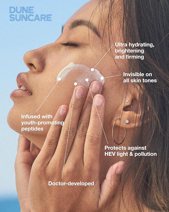 The Mineral Melt - Clear Mineral Sunscreen For Face - Broad Spectrum SPF 30 Sunblock. Clinically-proven Anti-Aging, Sun Protector Hydrating, Skin-Brightenings, Fragrance Free (1.7 Fl Oz)