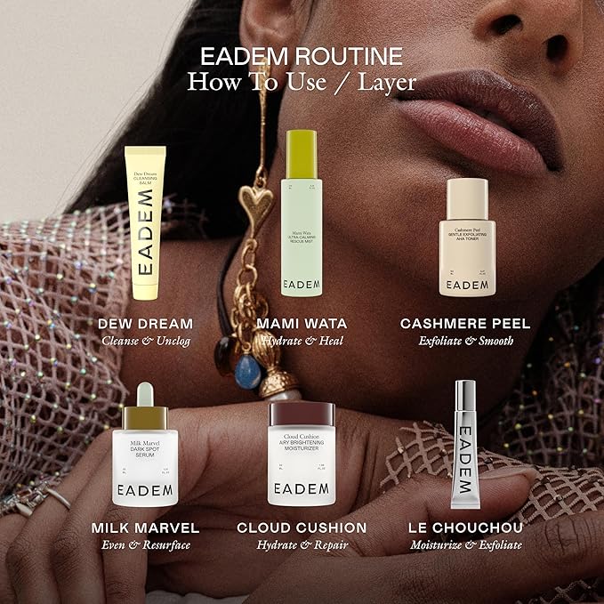 EADEM Mami-Wata Ultra Calming Rescue Mist, Face Mist Hydrating Spray, Hydrating Facial Spray, Barrier Repair Serum, Skin Barrier Serum, Makeup Refresher, 100 ml