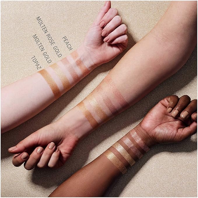 Maybelline Master Chrome Metallic Highlighter Powder, Molten Gold, of 3)