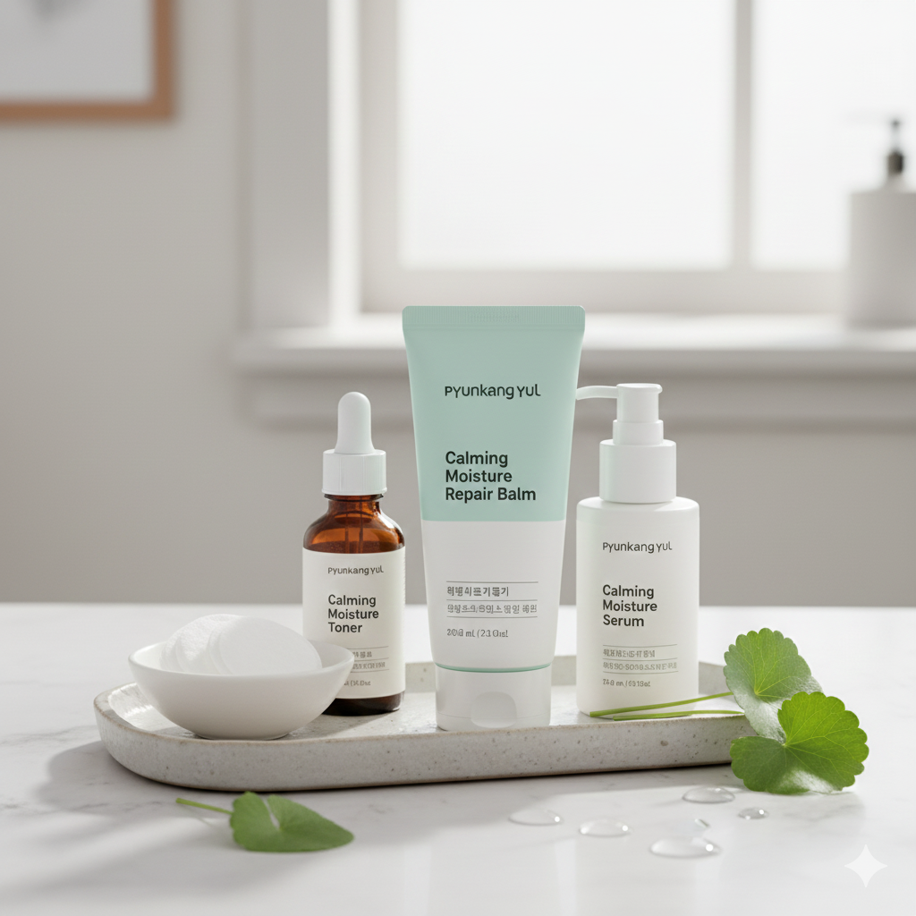 Pyunkang Yul Calming Moisture Repair Balm tube for sensitive, soothing hydration.