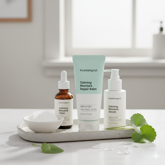 Pyunkang Yul Calming Moisture Repair Balm tube for sensitive, soothing hydration.