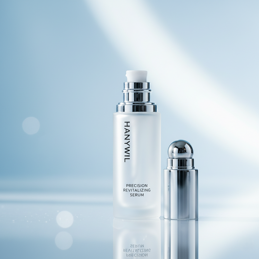 HANYWIL Dark Spot Remover Serum — Niacinamide and Vitamin C face and body corrector with roller applicator for bright, even-toned skin.
