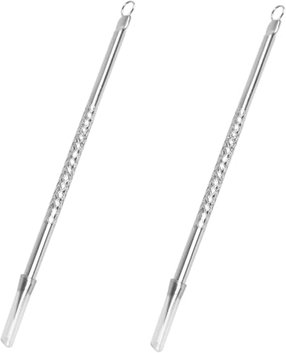 2 Pcs Blackhead Remover Cleaner Tool Acne Blemish Needle Pimple Spot Extractor Pin Skin Care Tools