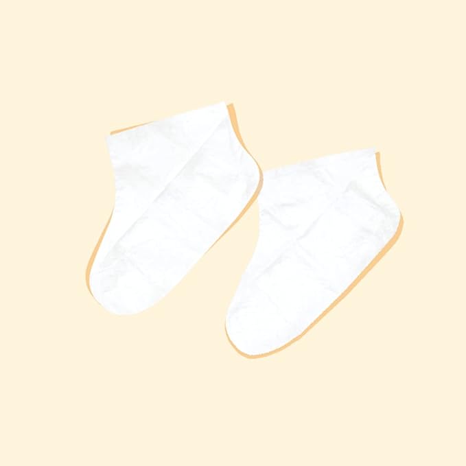 SpaLife Intensive Repair Soothing Foot Masks Enriched with Cica, Peppermint Oil, and Vitamin E (8 PACK)