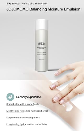 JOJOMOMO, Moisturizing Emulsion, 150ml - Lightweight Face Moisturizer - Brightening - Hydrating Targets Dryness - Strengthens Skin Barrier - Face Lotion - Korean Skin Care