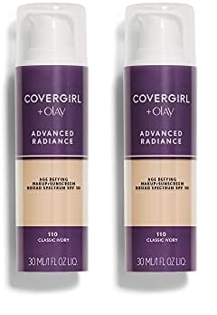 COVERGIRL Advanced Radiance Age Defying Liquid Foundation in of 2)