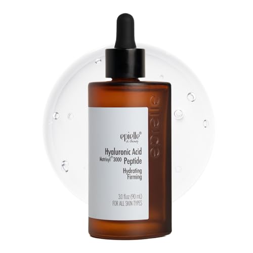 Epielle Complex Hyaluronic Acid + Peptides Serum 3 fl.oz, Deep Hydration and Plumping Formula for Dryness & Fine Lines, Anti-Aging Serum for Face, Korean Skin Care for Glass Skin