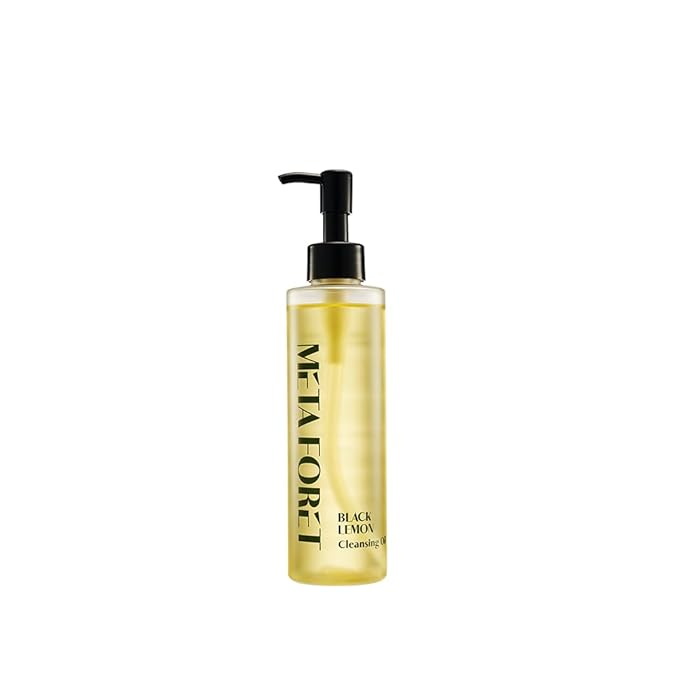METAFORET Black Lemon Cleansing Oil 200ml/6.76fl.oz Makeup & Sunscreen Remover, Face Cleanser, Sebum Control, Deep Cleansing