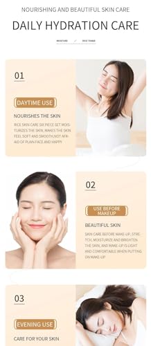 Skin Care Set, Face Snail Revitalizing Skin Care Sets & Kits, Facial Beauty Skincare Gifts for Teenage Girls with Cleanser,Toner,Serum,Eye Cream,Face Cream, Firming Hydrating Skin Care Christmas Gifts