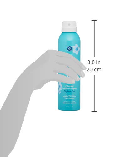 COOLA Organic Sunscreen SPF 50 Sunblock Spray, Dermatologist Tested Skin Care For Daily Protection, Vegan and Gluten Free, Fragrance Free, 6 Fl Oz (Pack of 2)