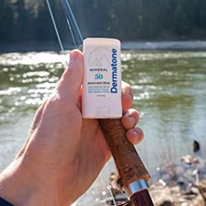 Dermatone Mineral Sunscreen | SPF 50 | No Touch Stick | Zinc Formula | Reef Safe | Moisturizing | Water Resistant (80 minutes), 0.5 oz (2-Count)