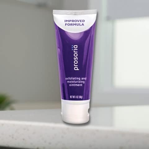 Exfoliating & Moisturizing Ointment – 4oz | Psoriasis Care to Restore Dry, Rough, Cracked or Scaling Skin - Salicylic Acid, Shea Butter, Vitamin E, Steroid-Free | Great for Knees and Elbows