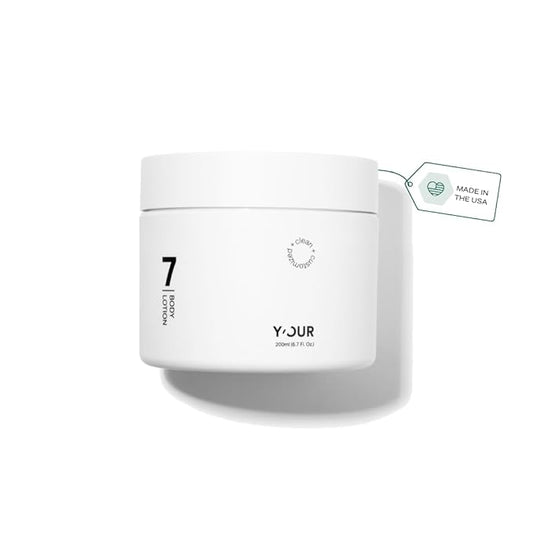 Y’OUR Moisturizing Body Lotion: Daily Hydrating Moisturizer for Dry, Cracked Skin; Vegan, Natural & Organic Skincare with Shea Butter, Aloe Vera, Jojoba Oil & Vitamin E. Made in USA for Women & Men