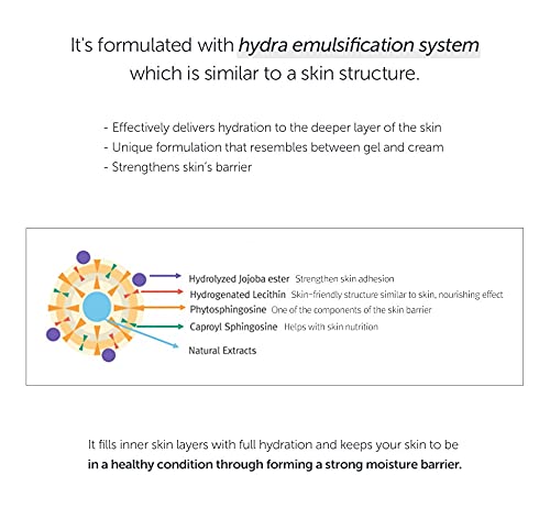 DearKlairs] Fundamental Water Gel Cream 2.36 fl oz | Vegan, Jeju Green Tea Water and Panthenol