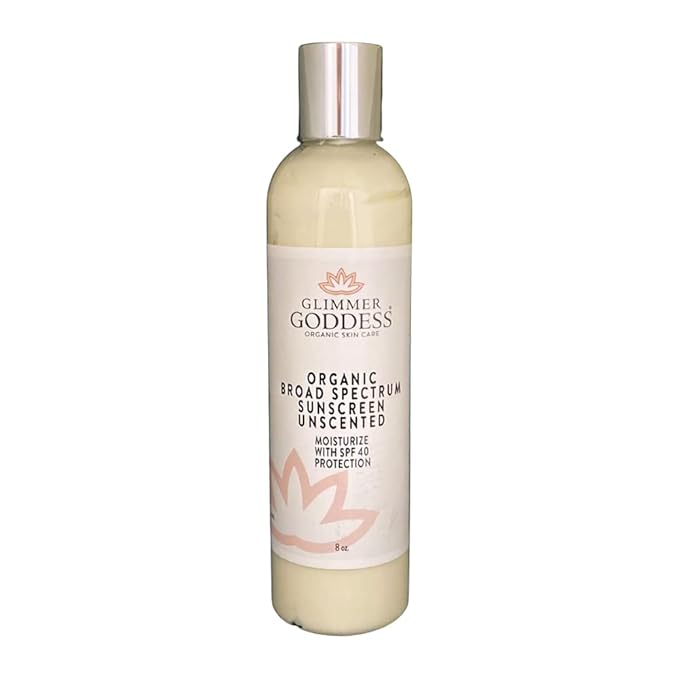 Glimmer Goddess Organic Unscented Sunscreen