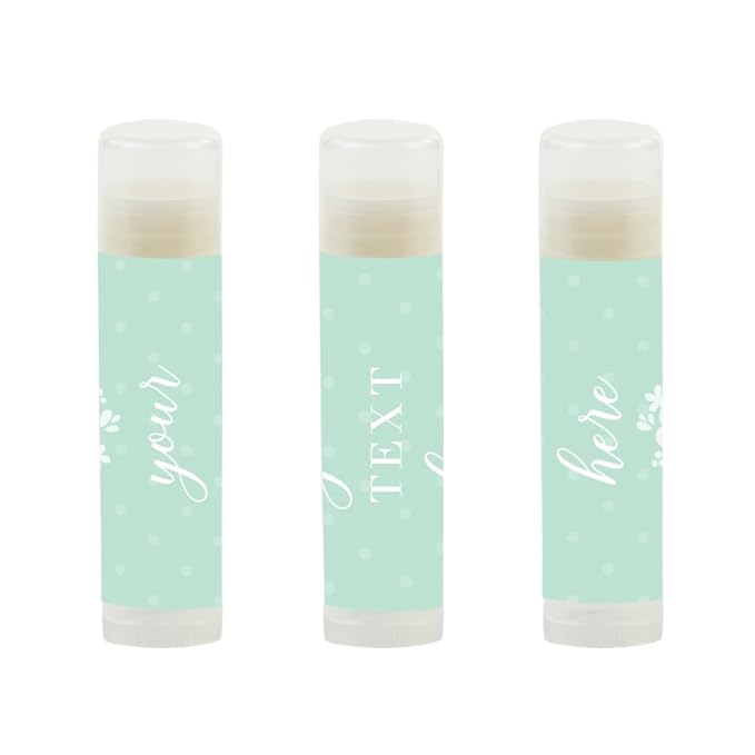Andaz Press Personalized Lip Balm Party Green,