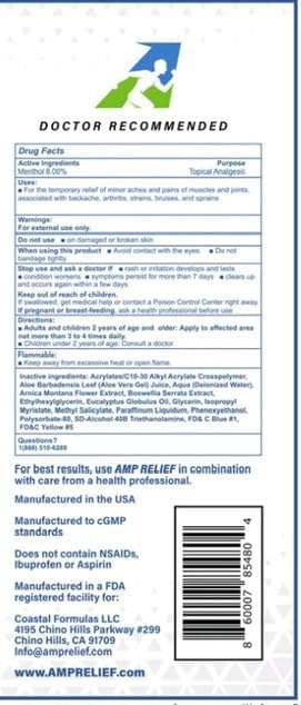 Cream - 4oz - All Natural Topical Pain Cream with Arnica, Boswellia, Eucalyptus and Menthol