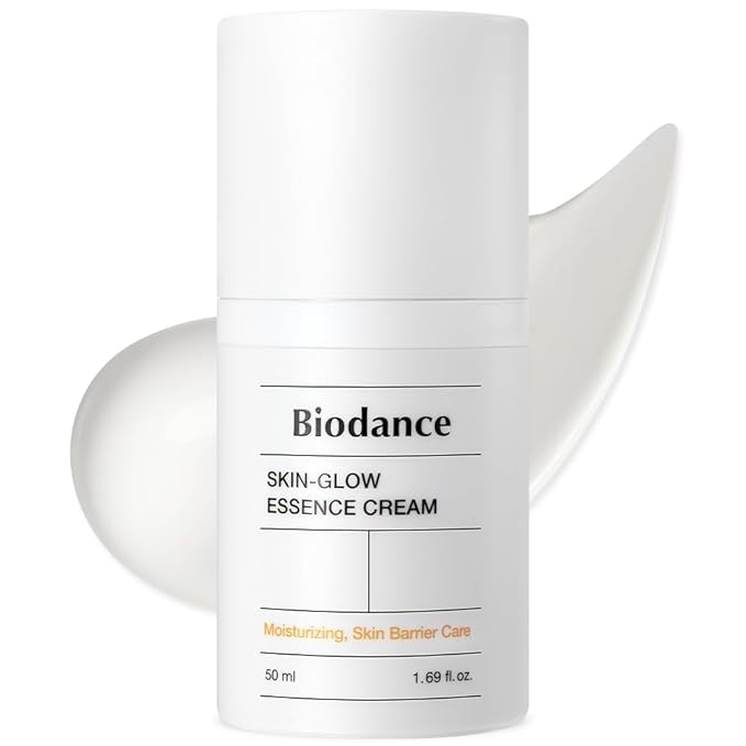 BIODANCE Skin-Glow Essence Cream, Moisturizing, Anti-Aging, Hyaluronic Acid & Ceramide Facial Moisturizer | 1.69 fl.oz, 50ml