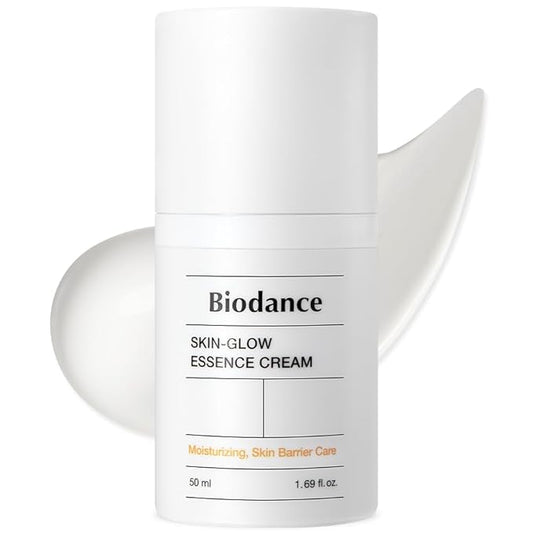 BIODANCE Skin-Glow Essence Cream, Moisturizing, Anti-Aging, Hyaluronic Acid & Ceramide Facial Moisturizer | 1.69 fl.oz, 50ml