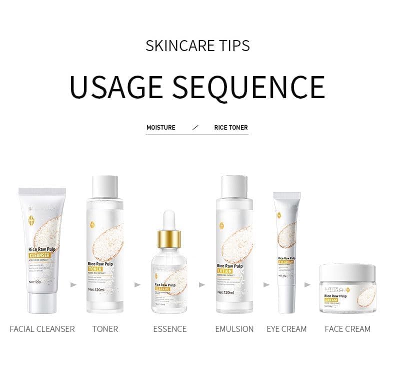 Skin Care Set, Face Snail Revitalizing Skin Care Sets & Kits, Facial Beauty Skincare Gifts for Teenage Girls with Cleanser,Toner,Serum,Eye Cream,Face Cream, Firming Hydrating Skin Care Christmas Gifts