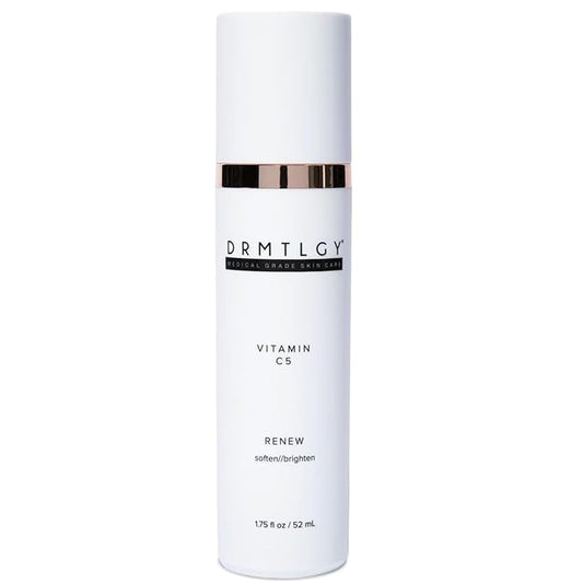 DRMTLGY Vitamin C Moisturizer for Face - 5 Different Types of Vitamin C - Facial Moisturizer for Fine Lines, Wrinkles & Dark Spots (52 ml)