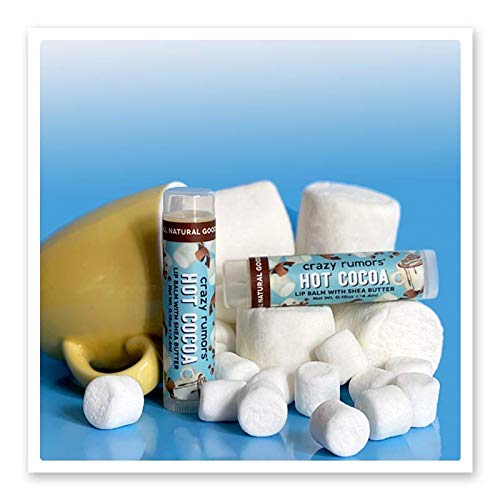 Crazy Rumors Hot Cocoa Lip Balm. Plant-Based,