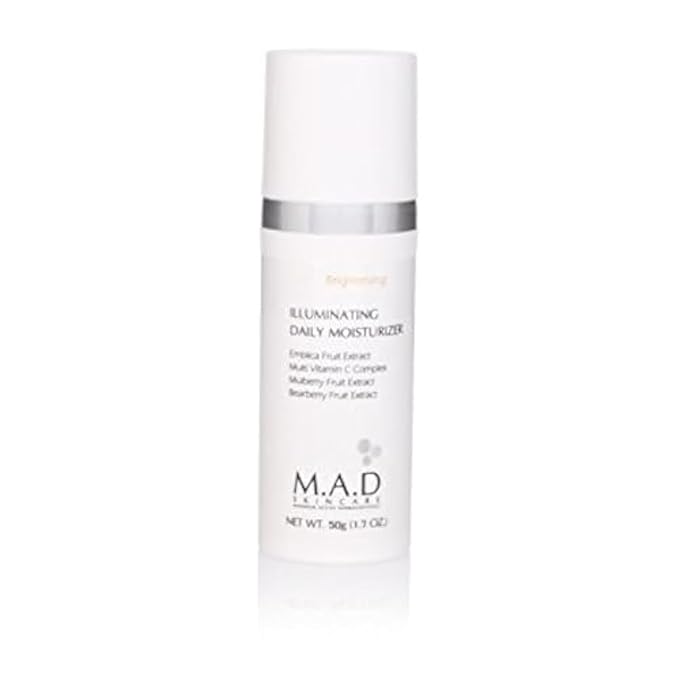 M.A.D Skincare Brightening Illuminating Daily Moisturizer, 50g (1.7oz)