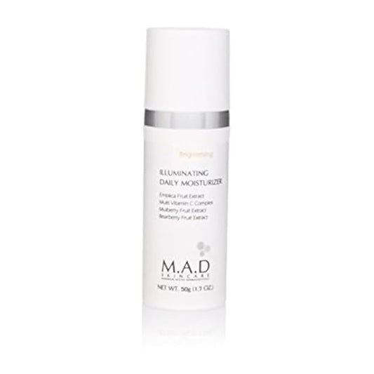M.A.D Skincare Brightening Illuminating Daily Moisturizer, 50g (1.7oz)