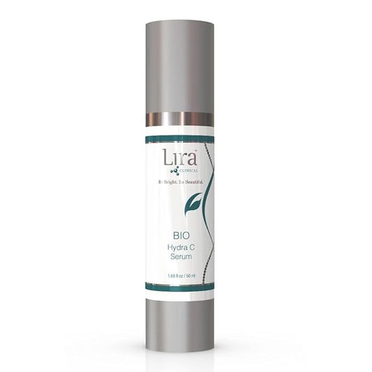 Lira Clinical BIO Hydra C Serum – Vitamin C Face Serum with Citric Acid and Plant Stem Cells – Hydrates Skin and Reduces Visible Signs of Aging – Daily Skincare Solution with Antioxidants - 50 ml