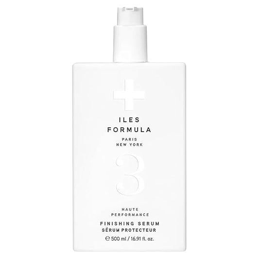 ILES FORMULA Styling Cream & Finishing Serum with Heat Protection, Weightless (Non-Greasy) Hair Repair Treatment for Damaged Hair, Anti-Frizz Blow Dry Product with Silk Extract & Macroloba Seed